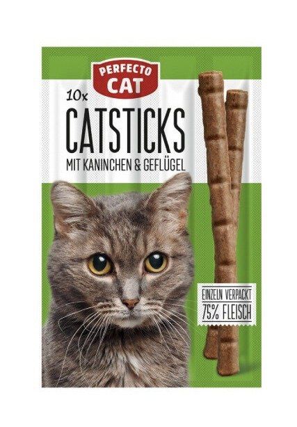 Палички Perfecto Cat курка  кролик 10 шт 