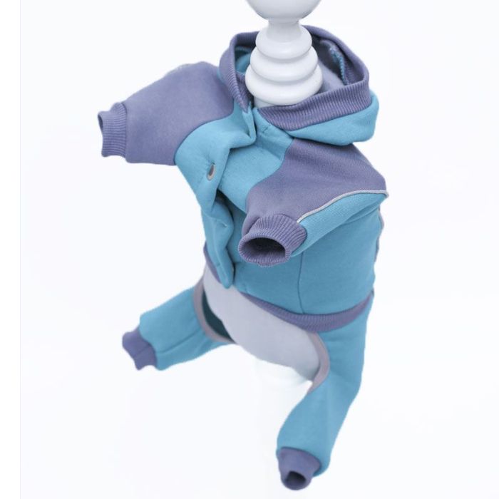 Рекс комбінезон для собак хлопчиків трикотаж на флісі S
