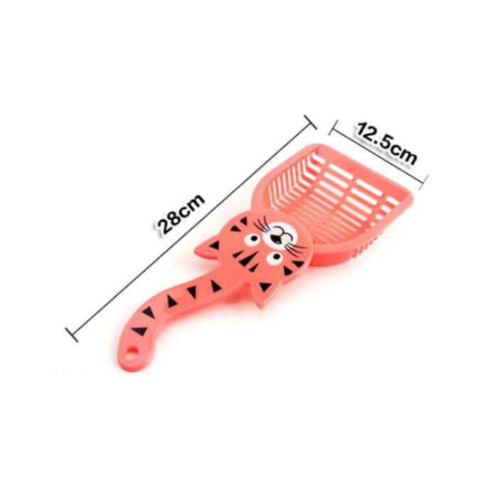 Лопатка для котячого туалету з мордою кота 2712см 