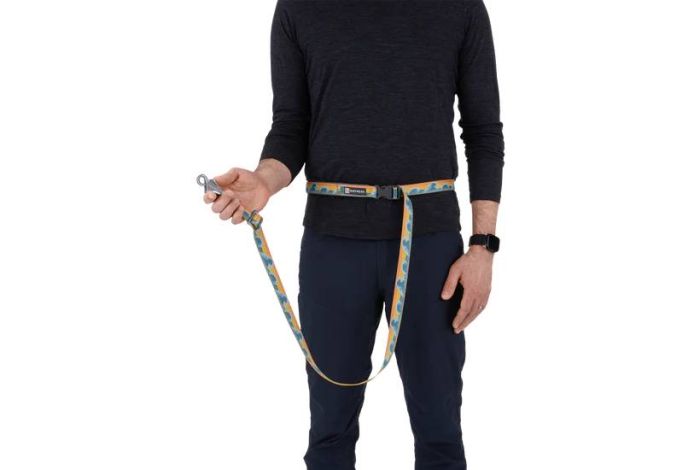 Регульований повідець для собак Ruffwear Crag EX™ Оранжево-блакитний