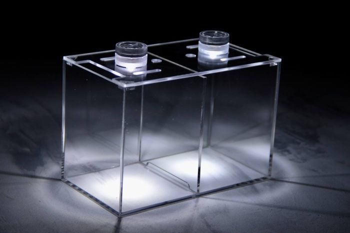 Betta Акваріум подвійний з підсвічуванням 18х10х12 см 