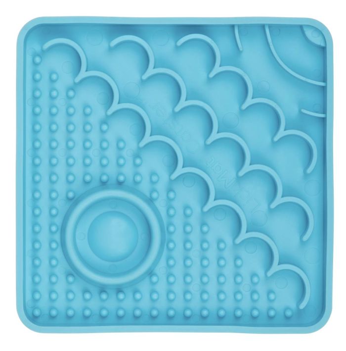 Лизальний килимок антистрес для кішок LickiMatster Turquoise
