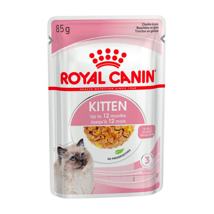 Royal Canin Kitten Intinctive jelly (Роял Канін Кіттен інтенсив з желе) для кошенят з 4 до 12 місяців 85 г
