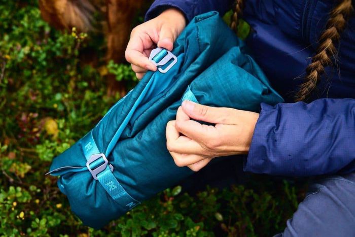 Складаний килимок для собак Trekking dog bed Non-stop dogwear Темно-бірюзовий M