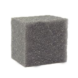 Мочалка квадрат малий 101010 см среднезернистая 