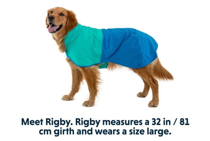 Дощовик для собак Ruffwear Sun Shower™ M Блакитно-бірюзовий