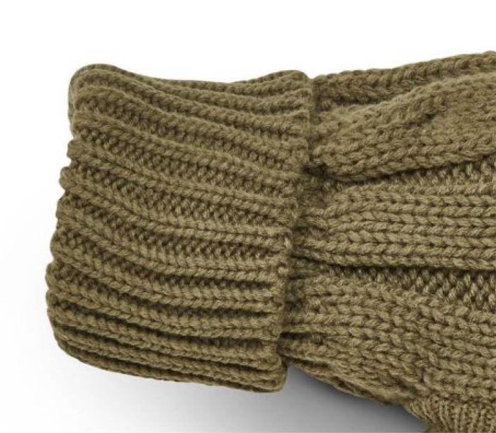 В'язаний светр для собаки Wolters Cable Knit з візерунком коси 45 см Оливковий