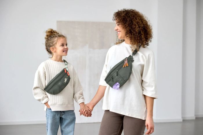 Дитяча сумка-бананка для ласощів та аксесуарів собак Palopa Bum Bag Mini Enja Оливковий