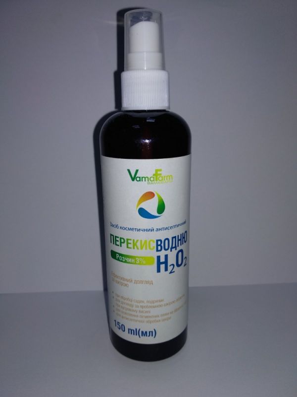 Перекис водню розчин 3 150мл 