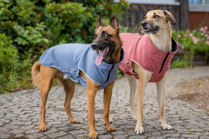 Флісова куртка для собак демісезонна Wolters Casual 44 см Рожевий