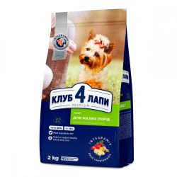 Club 4 paws (Клуб 4 лапи) PREMIUM для собак середніх порід 2 кг