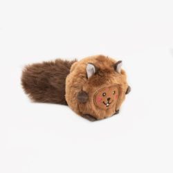 М'яка іграшка для собак білка ZippyPaws Bushy Throw Squirrel з пищалкою