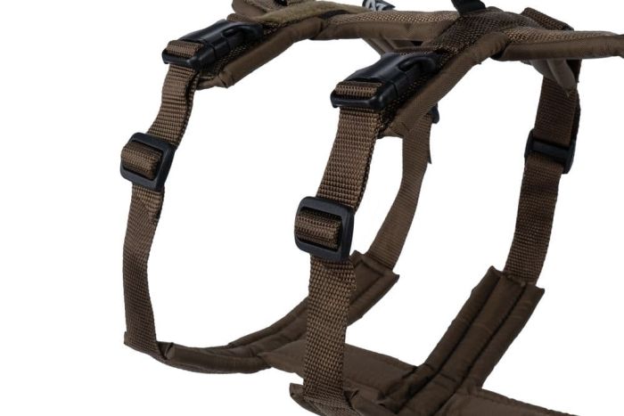 Подовжена шлейка для собак Line harness long WD Non-stop dogwear Оливковий 7