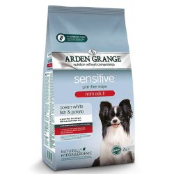 Arden Grange Sensitive Mini Adult з білою рибою та картоплею сухий корм для собак дрібних порід 2 кг