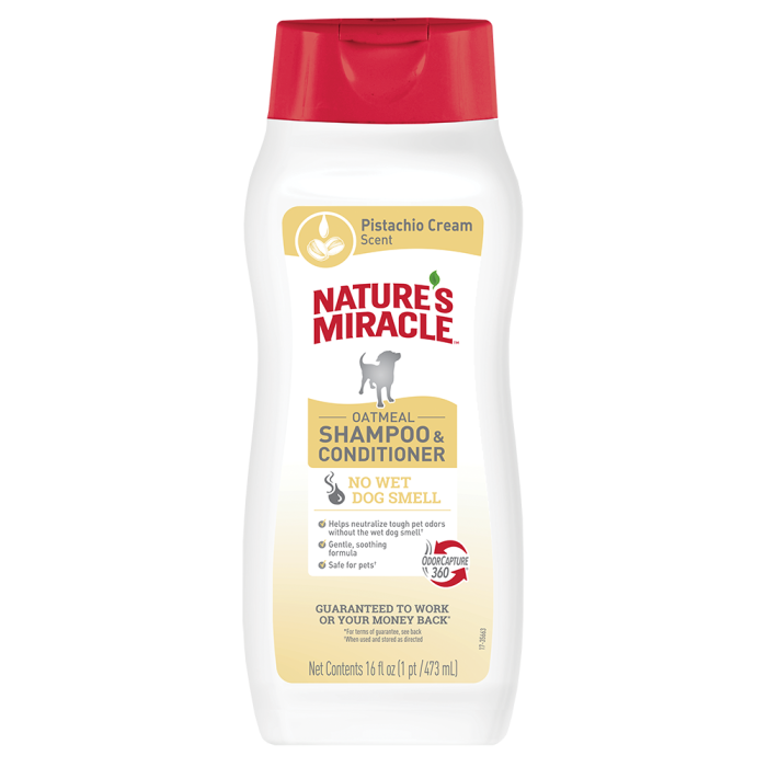 Шампунь Natures Miracle з вівсяним молочком для собак 473мл 