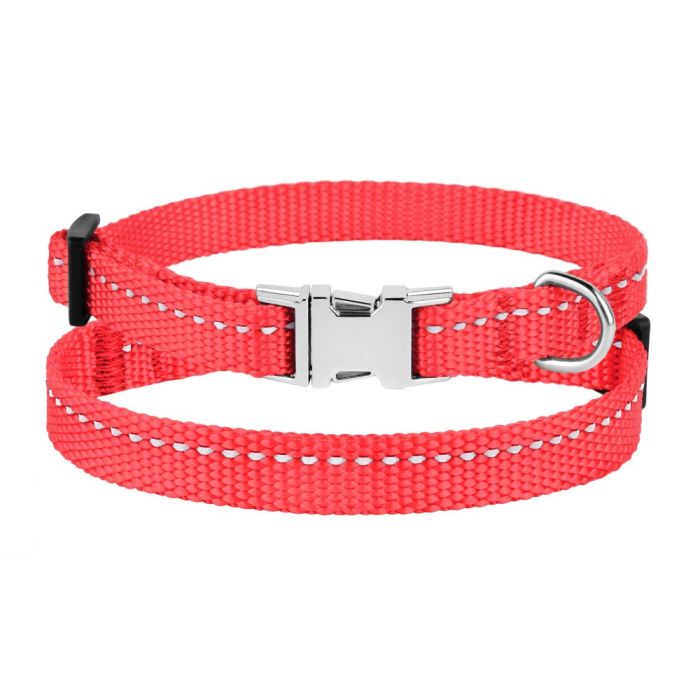 Нашийник для собак BronzeDog Корал металевий фастекс 10мм (18-28 см) 1224 31Т 