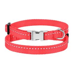 Нашийник для собак BronzeDog Корал металевий фастекс 10мм (18-28 см) 1224 31Т 