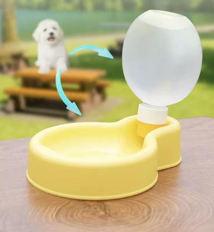 Поїлка розкладна 350 мл. Салатова