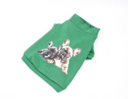 Толстовка Юнік трикотаж на флісі унісекс Зелена. S3 (А 33В 46-57 см.)