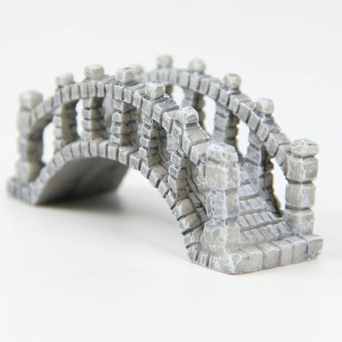 Декор для акваріума місток маленький 7, 5х3х4 см 212А  В 