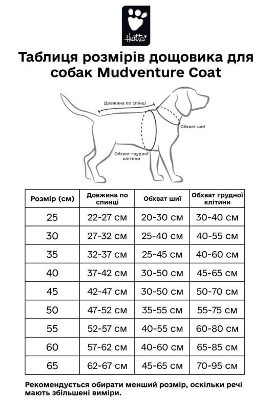 Дощовик для собак Hurtta Mudventure Coat ECO 45 Фіолетовий