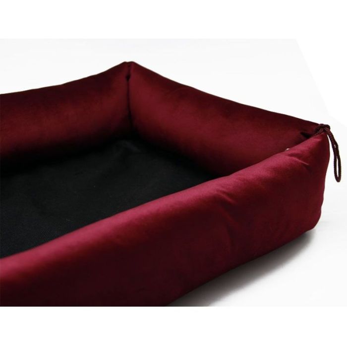 Лежак Трансформер Люкс замшевий БОРДО 3 530390155