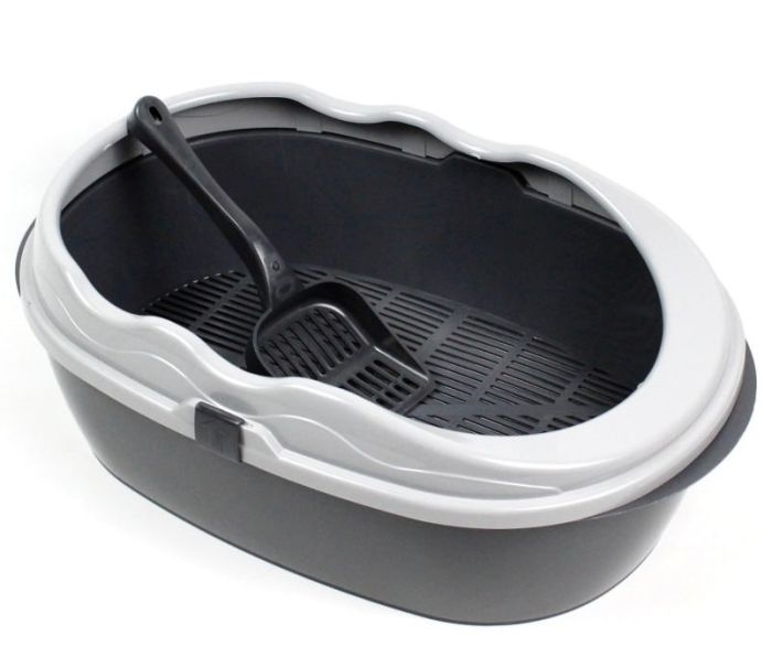 Туалет глибокий з бортом і сіткою, Фауна Блакитний