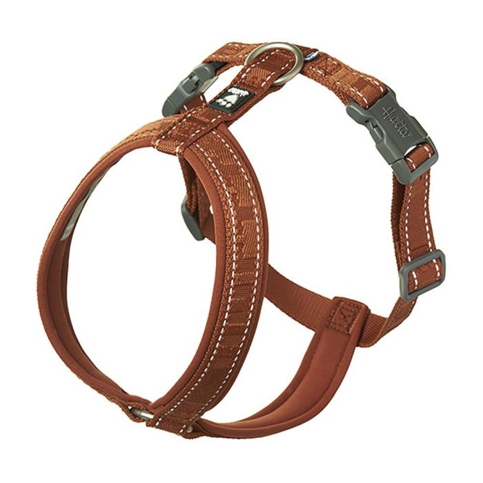 Анатомічна шлейка для собак Hurtta Casual Y-harness 70-80 Коричневий