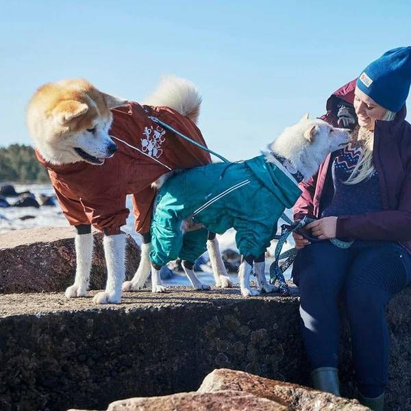 Дощовик комбінезон для собак Hurtta Mudventure Overall ECO 25S Зелений