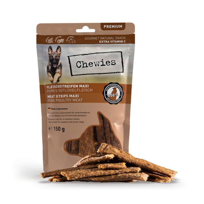 Мʼясні натуральні ласощі для собак 100% Домашня птиця Chewies для будь-якого віку 150 г