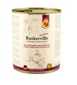 Баскервіль консерви для собак качка і кабан з гарбузом і зеленню 800 г