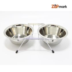 Стійка БАР 2 миски 0,7 л 16,5 см
