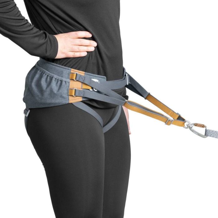 Пояс для прив'язі собак Hurtta Expedition Belt ECO Сірий 70-110