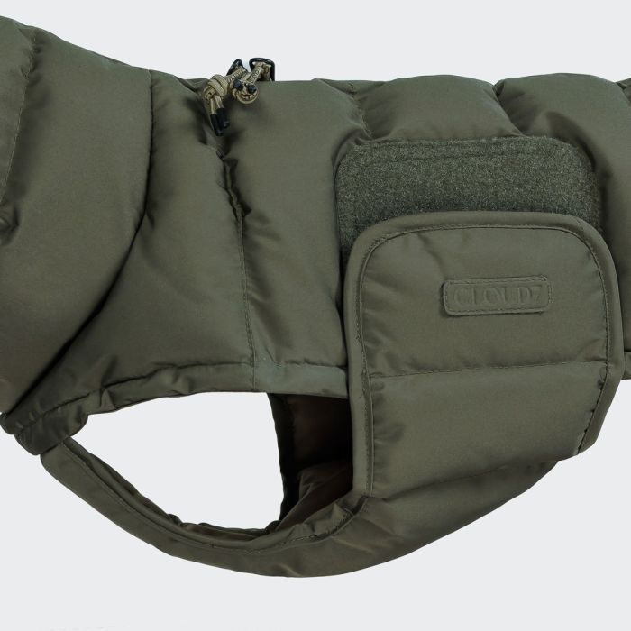 Утеплена куртка для такс і схожих порід собак Cloud7 Alaska Dachshund Оливковий 2