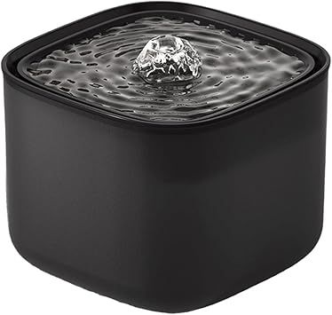 Фонтан AutoWater Clean з підсвічуванням usb Темно-сірий 3 л. 181817 см. 