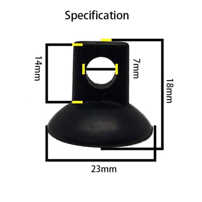 Присоска для трубки САC20 7d23мм 5шт 