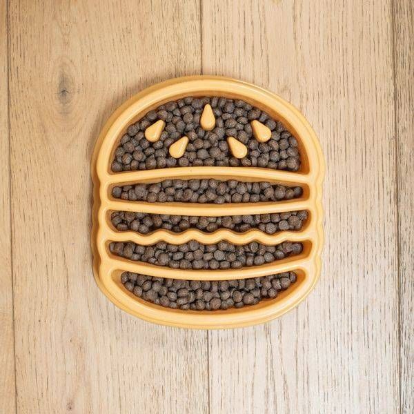 Миска слоуфідер гамбургер для повільного годування ZippyPaws Happy Bowls Hamburger