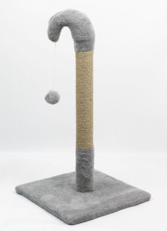 Когтеточка Гном джутова основа 37  37 см, Сірий