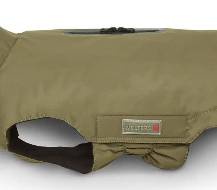 Попона дощовик для мопсів та бульдогів Wolters Modern Classic Оливковий 42 см