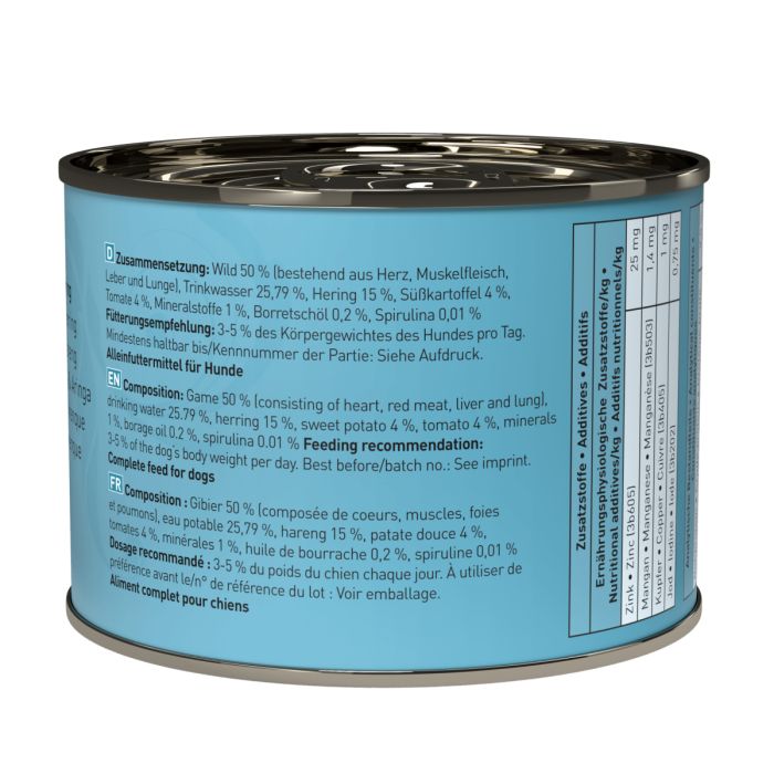 Вологий корм для собак Dogz Finefood No.12 дичина та оселедць 200 г