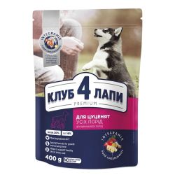 АКЦІЯ Club 4 Paws з куркою в желе вологий корм для цуценят 100 г -18