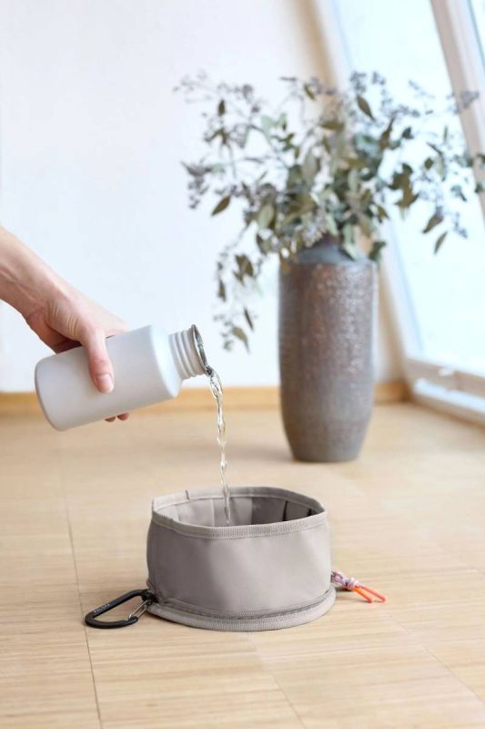 Складна миска для собак Palopa Bowl To Go Tura Сіро-коричневий