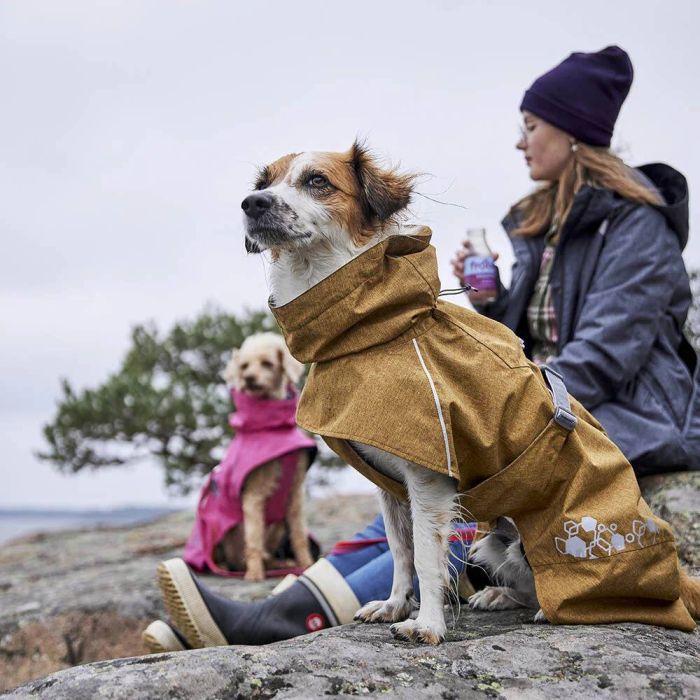 Дощовик для собак Hurtta Monsoon coat II ECO Бежевий 80