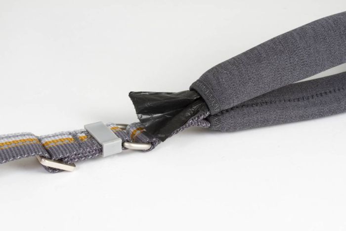 Регульований повідець для собак Hurtta ECO 120-180 см х 20 мм Сірий