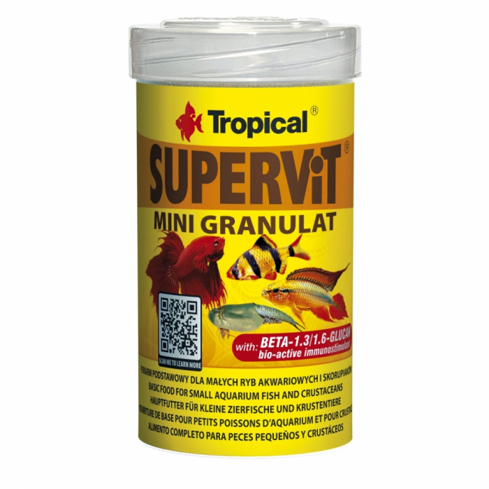 Тропікал SUPERVIT MINI GRANULAT 100мл65г 604236 