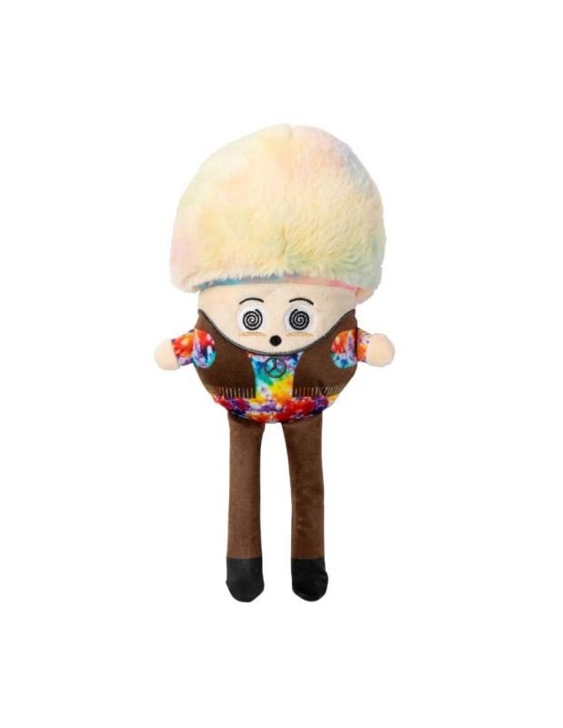 М'яка іграшка для собак FuzzYard Райдужний грибочок