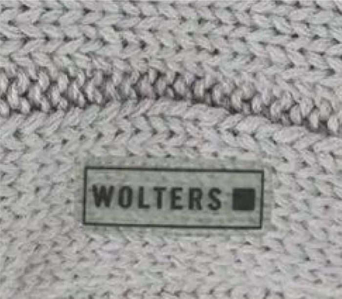 В'язаний светр для собаки Wolters Cable Knit з візерунком коси 45 см Сріблястий