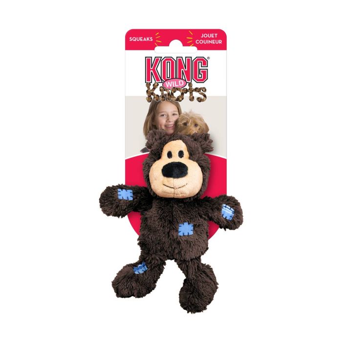 Іграшка для собак Kong Wild Knots Bears XS Коричневий