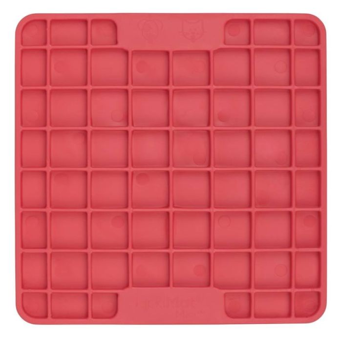 Лизальний килимок антистрес для маленьких собак собак LickiMat Mini Playdate Pink, м'яка основа