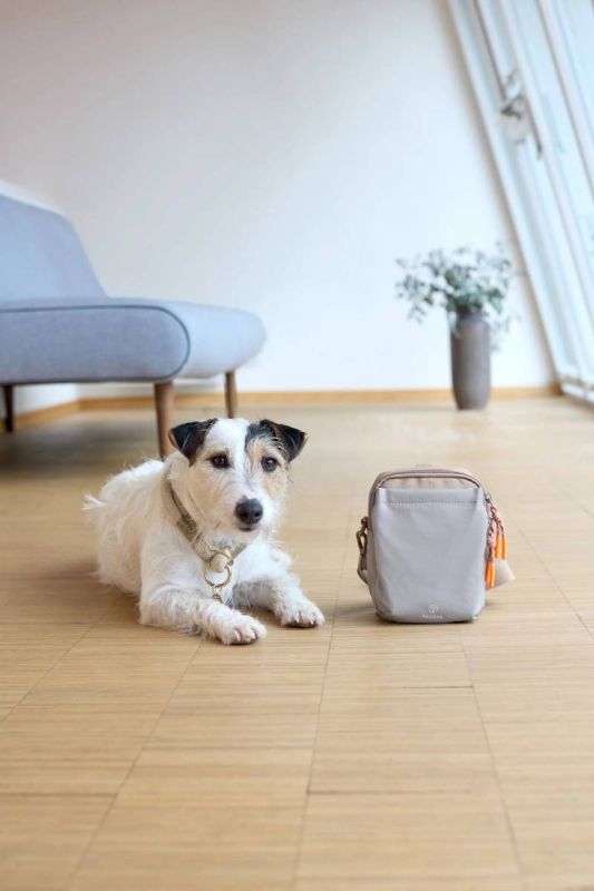 Сумка для ласощів і аксесуарів собак Palopa Greta L Сіро-коричневий